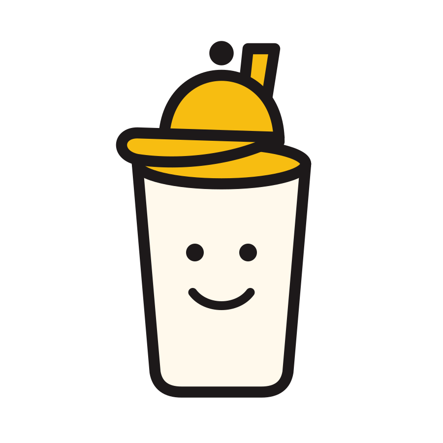 Line drawing of a collectible cup